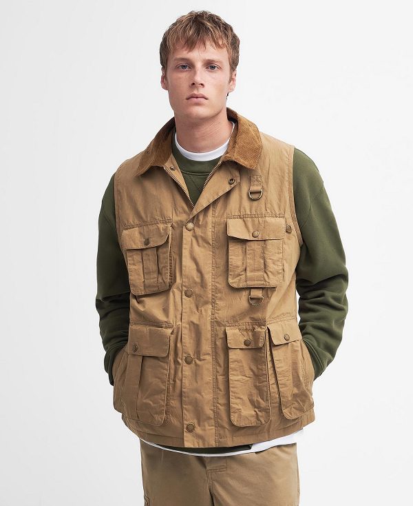 Barbour Modified Transport Vest Χακί | BABO87550
