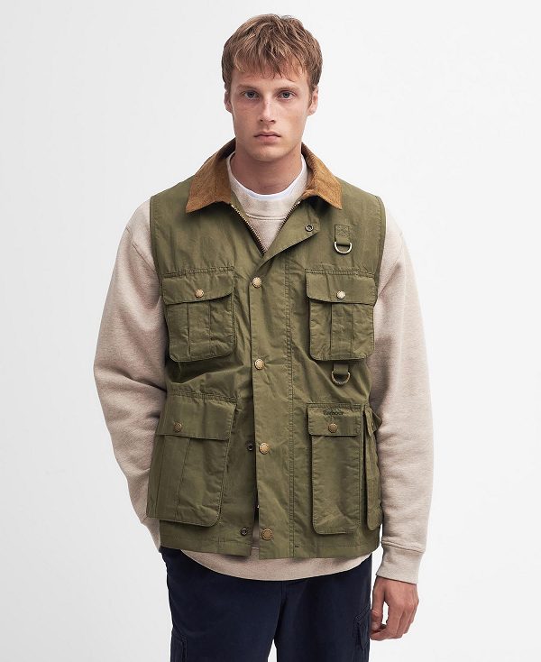Barbour Modified Transport Vest πρασινο | BABO87555