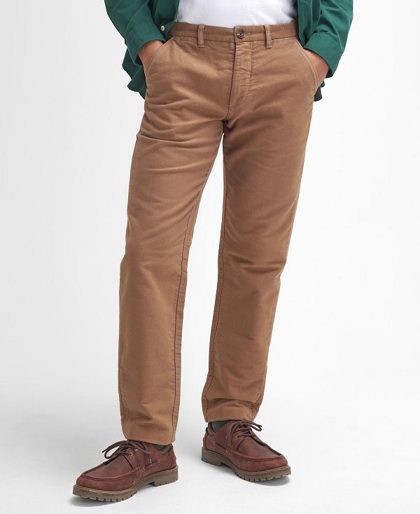 Barbour Moleskin Tailored Trousers καφε | BABO88836