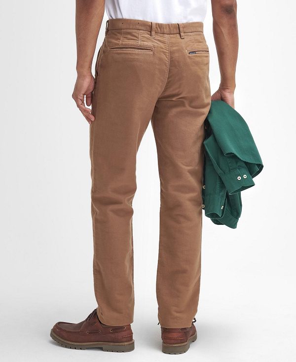 Barbour Moleskin Tailored Trousers καφε | BABO88836