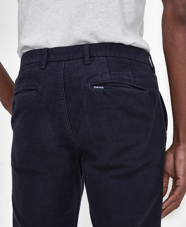Barbour Moleskin Tailored Trousers σκουρο μπλε | BABO88802