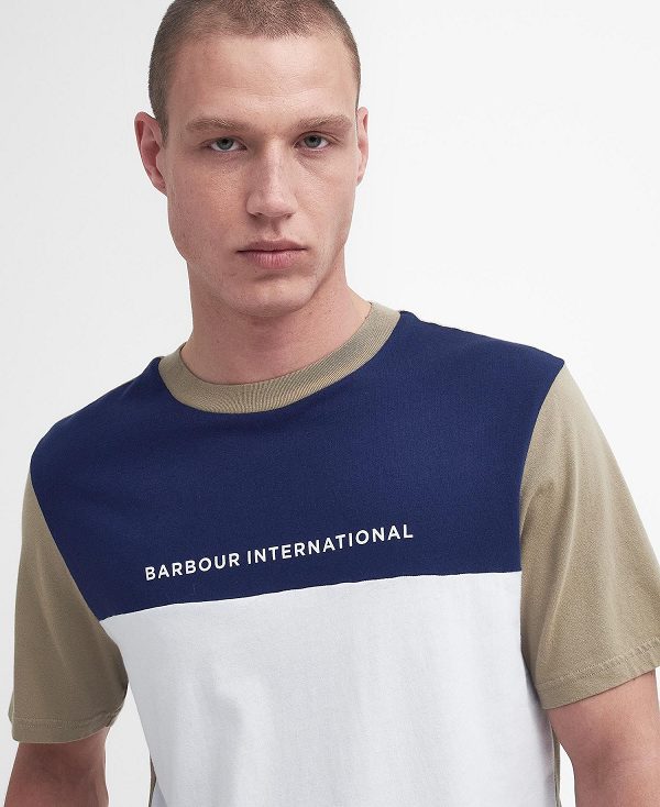 Barbour Mondrian Colour-blocked T-shirt Πολύχρωμο | BABO88327