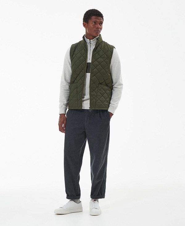 Barbour Monty Gilet Ελιά | BABO87520