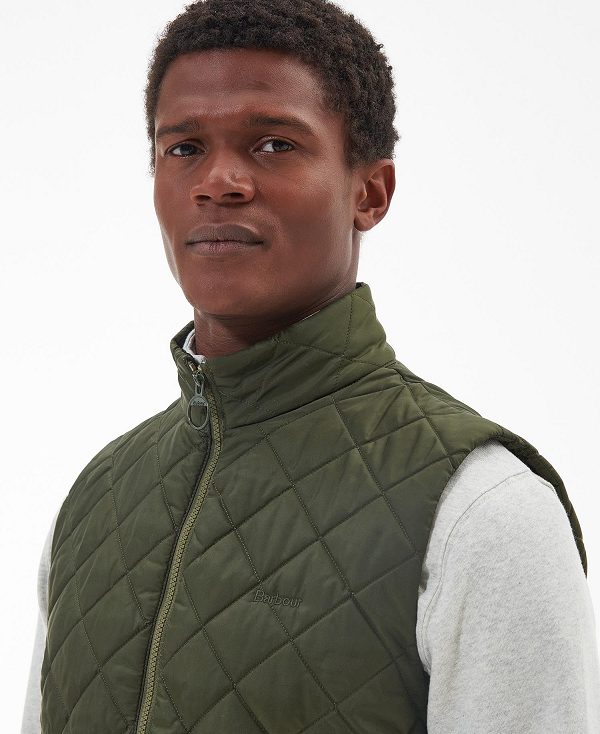Barbour Monty Gilet Ελιά | BABO87520