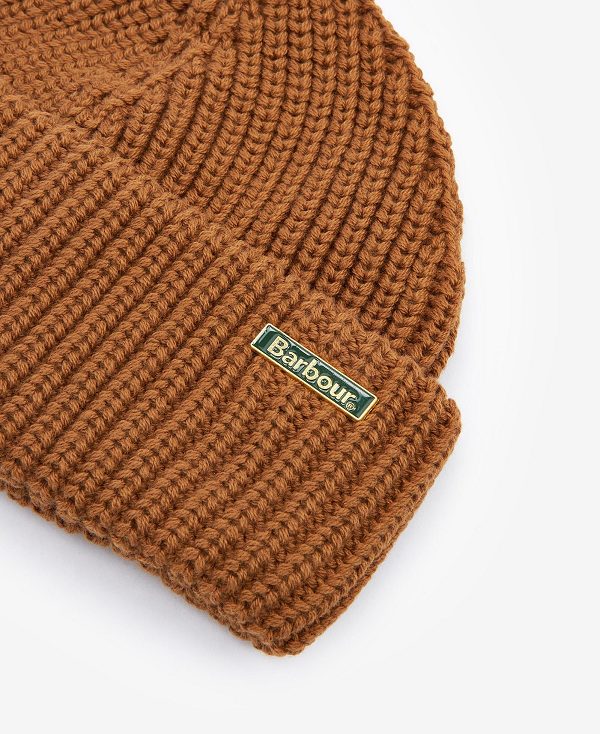 Barbour Mosely Fisherman Beanie πορτοκαλι | BABO89050