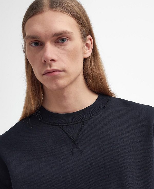 Barbour Mosely Oversized Sweatshirt μαυρα | BABO88630
