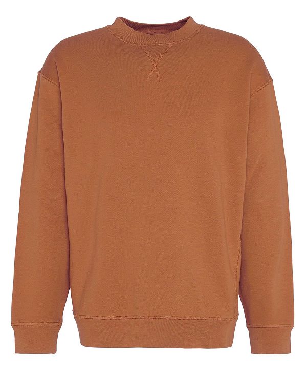 Barbour Mosely Oversized Sweatshirt πορτοκαλι | BABO88636
