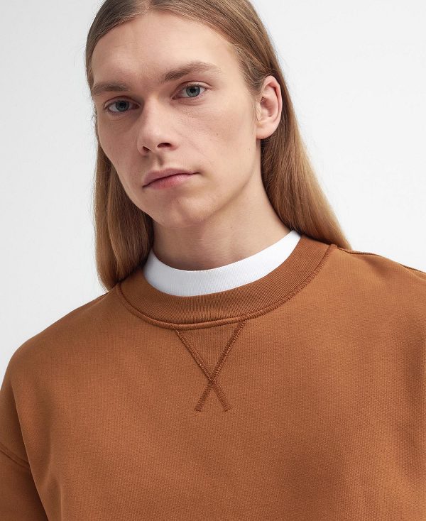 Barbour Mosely Oversized Sweatshirt πορτοκαλι | BABO88636