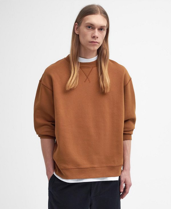 Barbour Mosely Oversized Sweatshirt πορτοκαλι | BABO88636