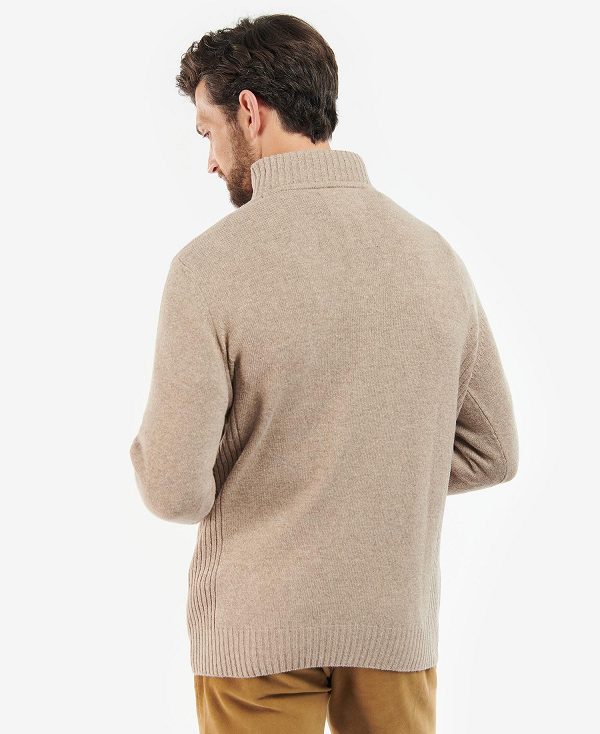 Barbour Nelson Essential Half-zip Jumper γκρι | BABO88557