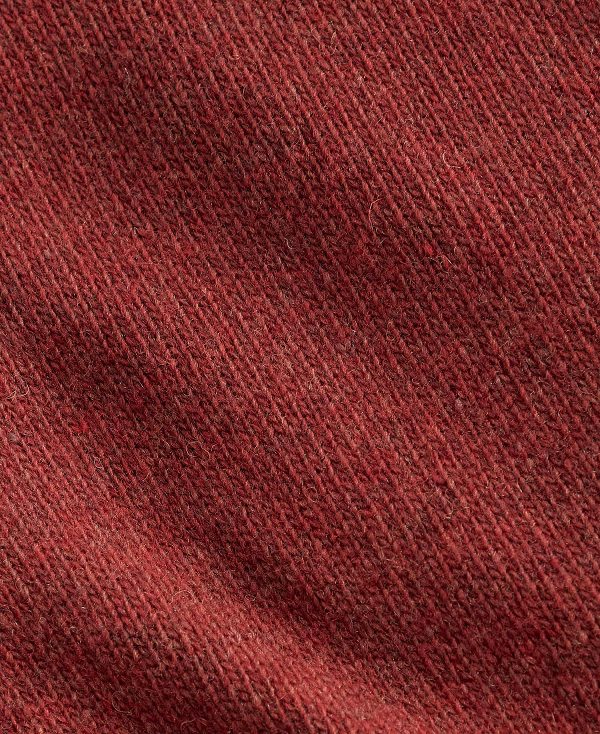 Barbour Nelson Essential Half-zip Jumper κοκκινα | BABO88559