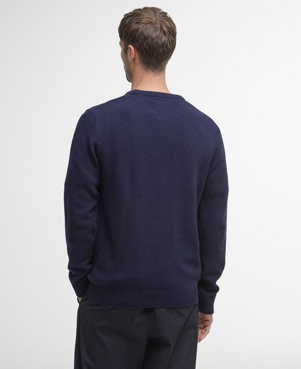 Barbour Nelson Essential Sweatshirt σκουρο μπλε | BABO88523