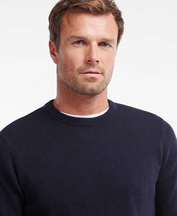 Barbour Nelson Essential Sweatshirt σκουρο μπλε | BABO88523