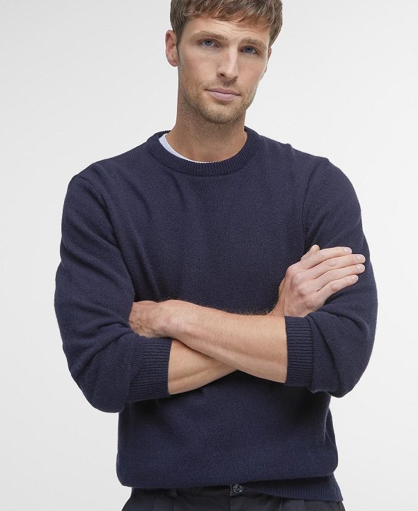 Barbour Nelson Essential Sweatshirt σκουρο μπλε | BABO88523