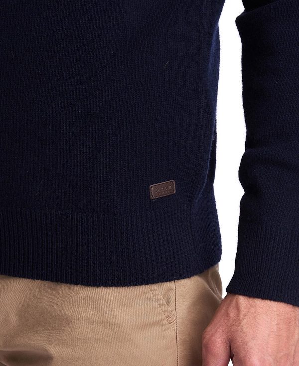 Barbour Nelson Essential Sweatshirt σκουρο μπλε | BABO88523