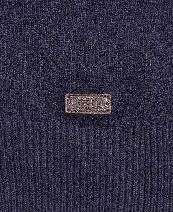 Barbour Nelson Essential V Neck Jumper σκουρο μπλε | BABO88547