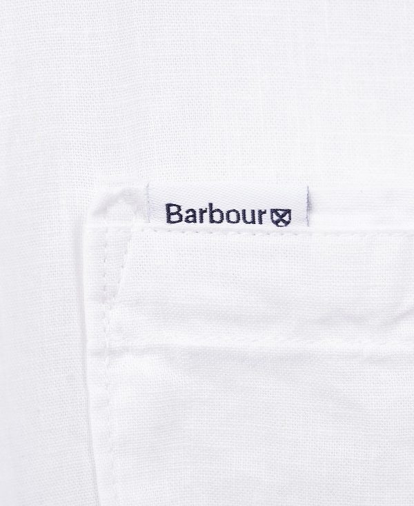 Barbour Nelson Regular Short-sleeved Shirt ασπρα | BABO87629