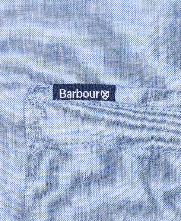 Barbour Nelson Tailored Long-sleeved Shirt ασπρα | BABO87620