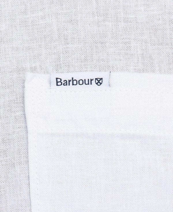 Barbour Nelson Tailored Long-sleeved Shirt ασπρα | BABO87628