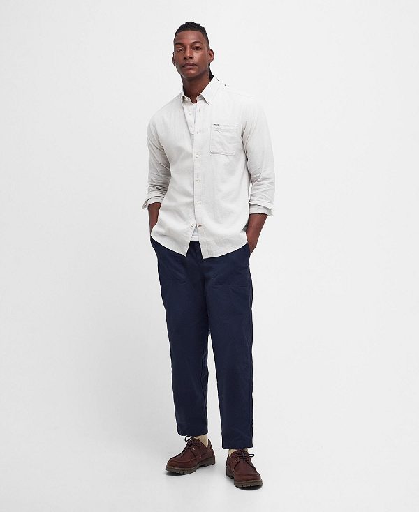 Barbour Nelson Tailored Shirt μπλε | BABO87745
