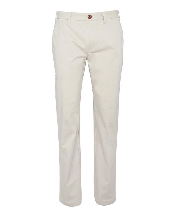 Barbour Neuston Essential Chinos ασπρα | BABO88767