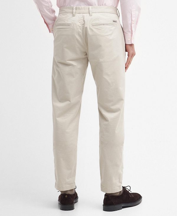 Barbour Neuston Essential Chinos ασπρα | BABO88767