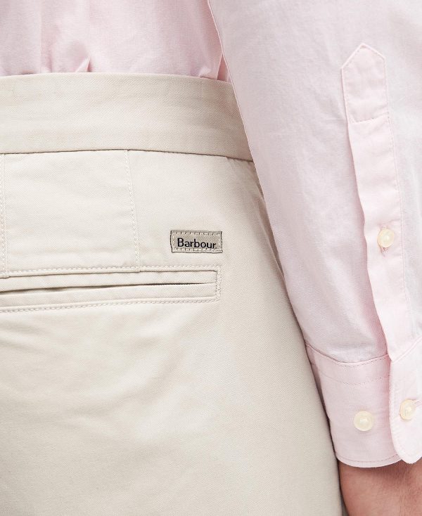 Barbour Neuston Essential Chinos ασπρα | BABO88767