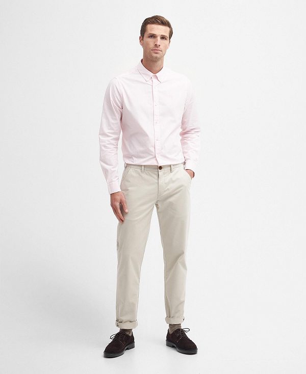 Barbour Neuston Essential Chinos ασπρα | BABO88767