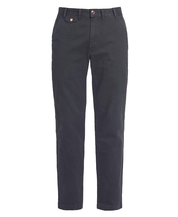 Barbour Neuston Twill Chinos σκούρο πρασινο | BABO88759