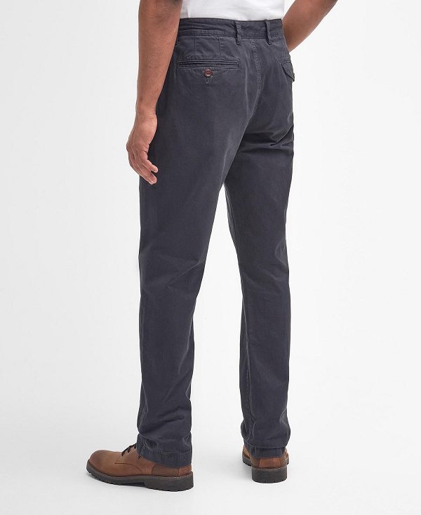 Barbour Neuston Twill Chinos σκούρο πρασινο | BABO88759