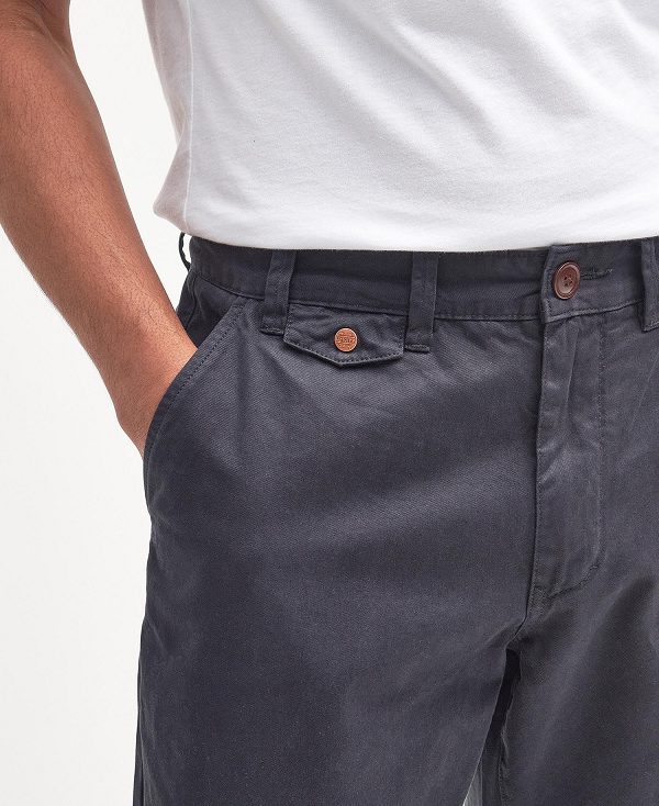 Barbour Neuston Twill Chinos σκούρο πρασινο | BABO88759