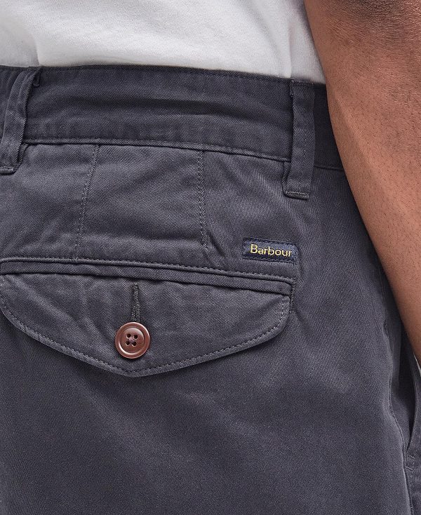 Barbour Neuston Twill Chinos σκούρο πρασινο | BABO88759
