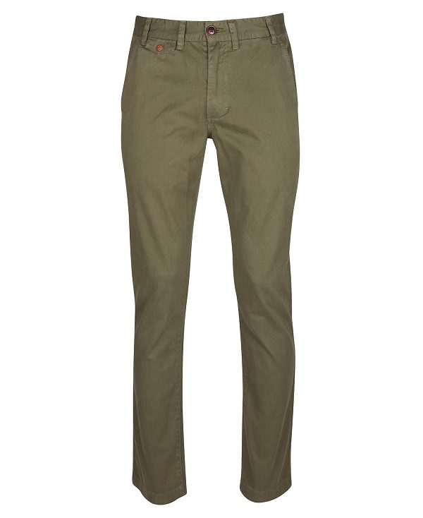 Barbour Neuston Twill Trousers σκούρο πρασινο | BABO88752