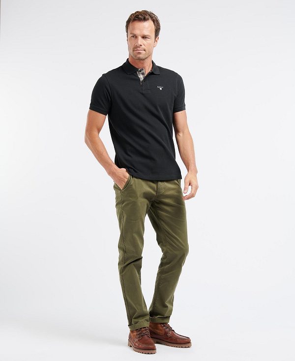 Barbour Neuston Twill Trousers σκούρο πρασινο | BABO88752