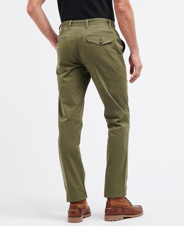 Barbour Neuston Twill Trousers σκούρο πρασινο | BABO88752