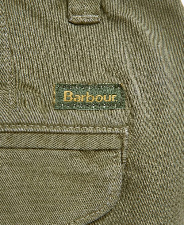 Barbour Neuston Twill Trousers σκούρο πρασινο | BABO88752