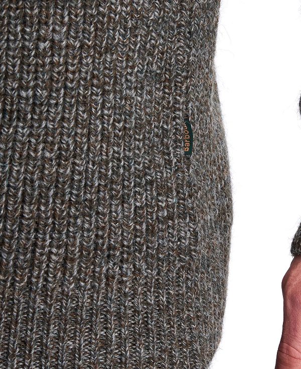 Barbour New Tyne Jumper βαθυ γκρι | BABO88552