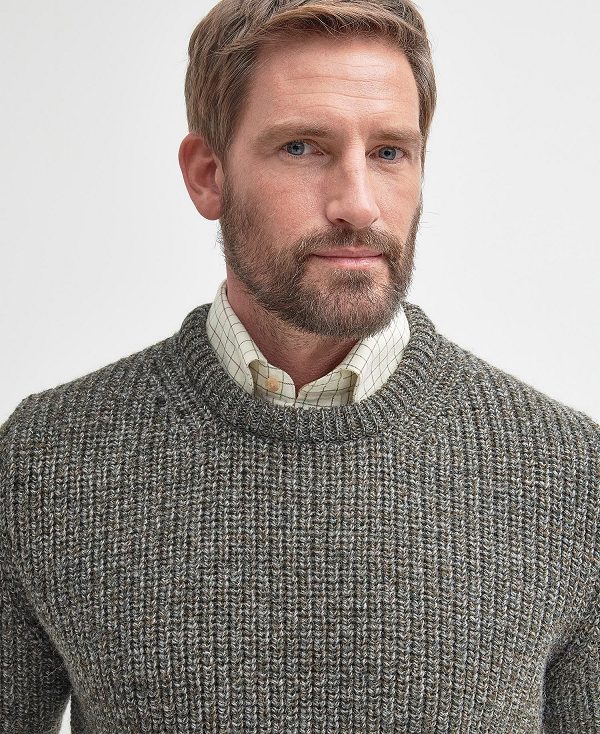Barbour New Tyne Jumper βαθυ γκρι | BABO88552