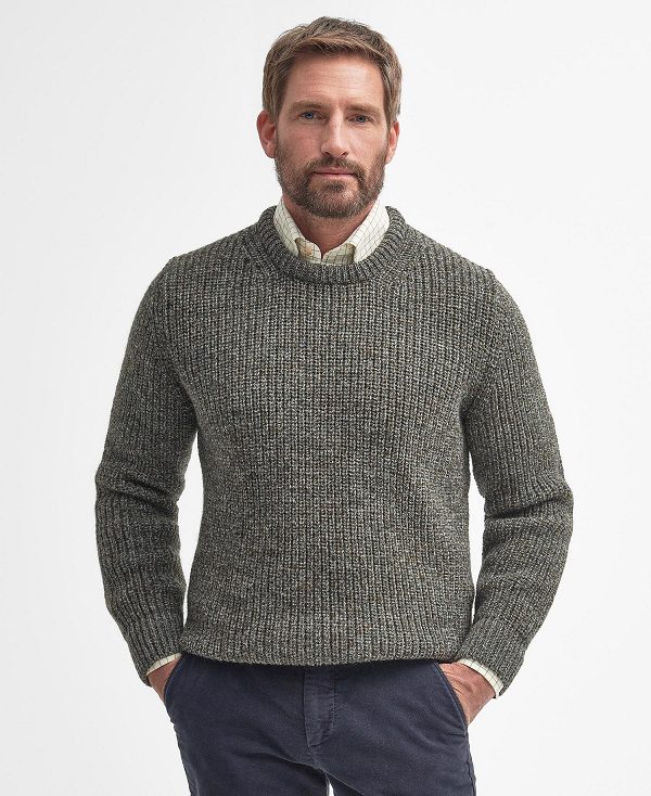 Barbour New Tyne Jumper βαθυ γκρι | BABO88552