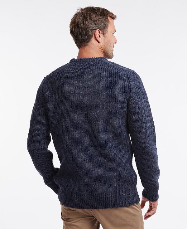 Barbour New Tyne Jumper σκουρο μπλε | BABO88553