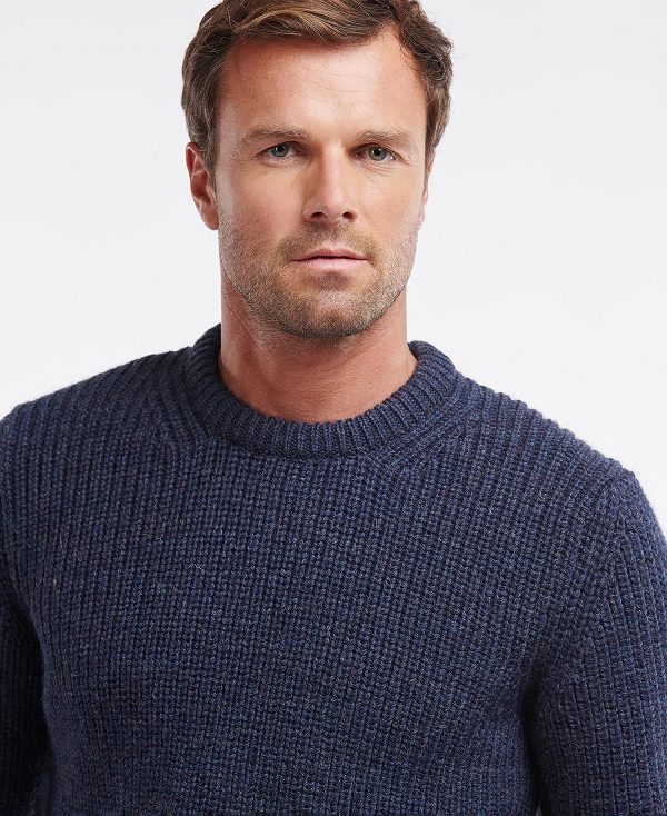 Barbour New Tyne Jumper σκουρο μπλε | BABO88553