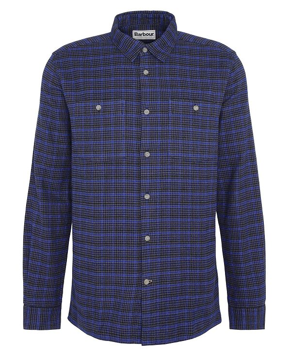 Barbour Newhaven Tailored Shirt μαυρα | BABO87675
