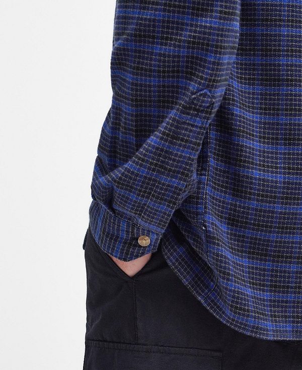 Barbour Newhaven Tailored Shirt μαυρα | BABO87675