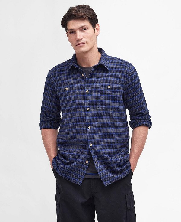 Barbour Newhaven Tailored Shirt μαυρα | BABO87675