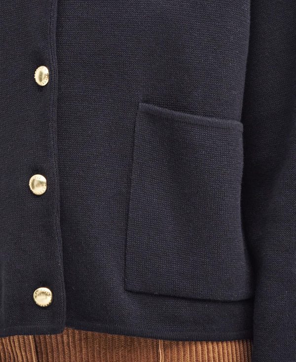 Barbour Noelle Cardigan μαυρα | BABO89749