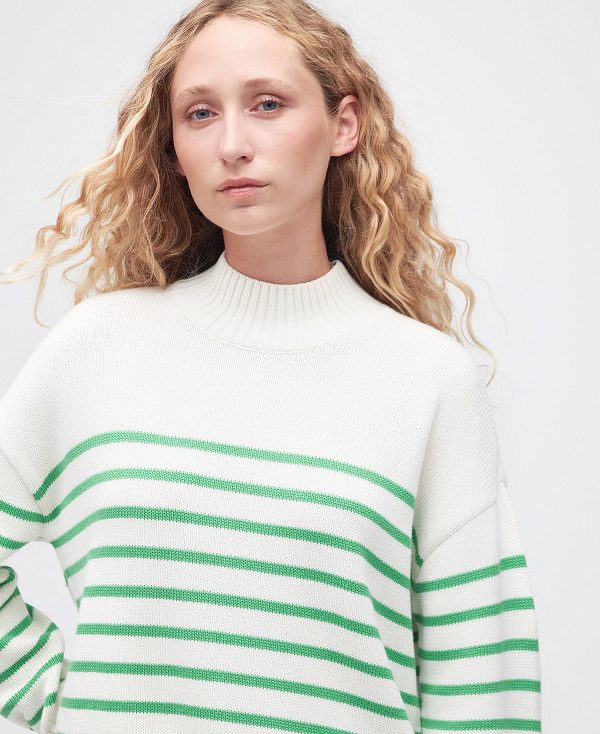Barbour Oakfield Knitted Jumper Stripes | BABO89675