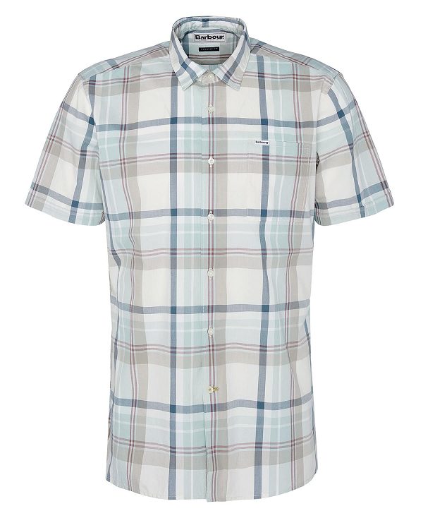 Barbour Oakfield Regular Short-sleeved Shirt Πολύχρωμο | BABO87768