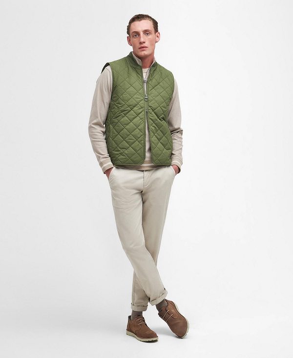 Barbour Orton Quilted Gilet πρασινο | BABO87563