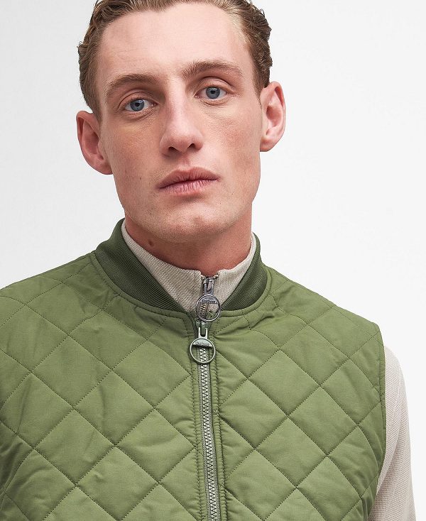 Barbour Orton Quilted Gilet πρασινο | BABO87563