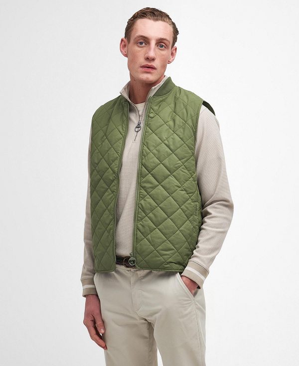 Barbour Orton Quilted Gilet πρασινο | BABO87563